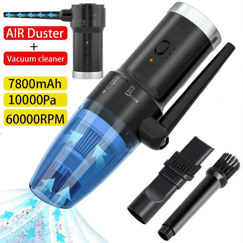 Compressed Air Can for Computers ,Electric Air Blower Computer Cleaning,Cordless Air Dust Cleaner for PC Keyboard Crumbs