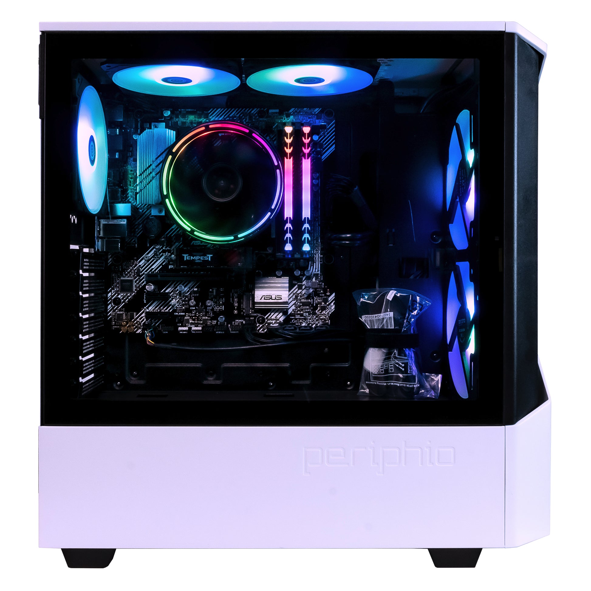 Castle Gaming Desktops, AMD Ryzen 5 5600G, 16GB, 1TB SSD, White