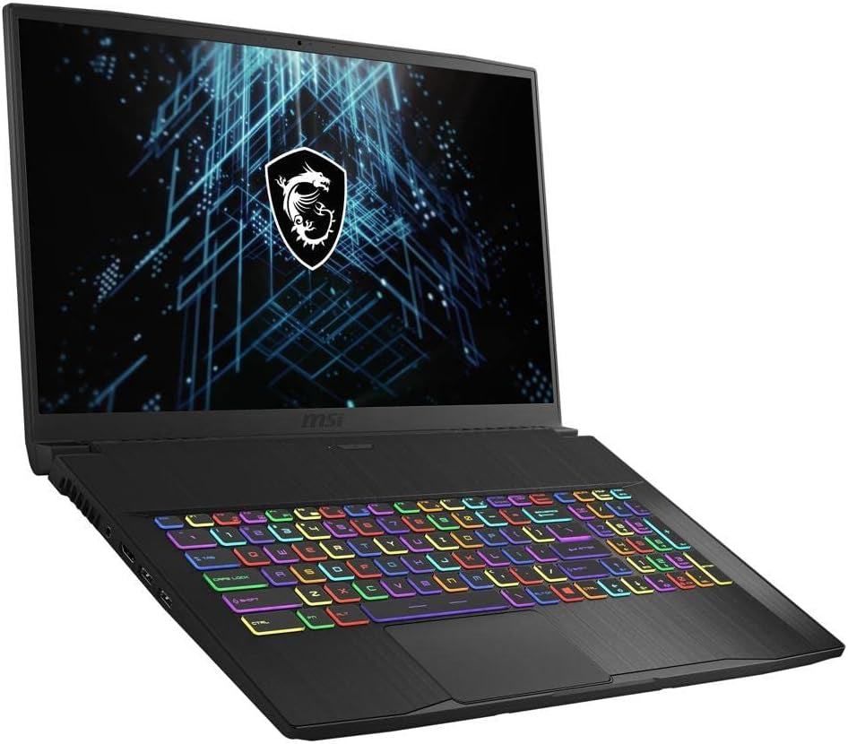 GF75 Thin 17 Gaming Laptop 17.3” FHD IPS 144Hz 10Th Gen Intel Hexa-Core I7-10750H 16GB RAM 512GB SSD + 1TB HDD Geforce RTX 3060 6GB USB-C Backlit Nahimic Win10 Black + HDMI Cable